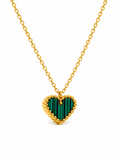 Emerald Heart Necklace