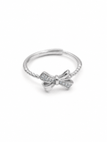 Bow Silver Ring
