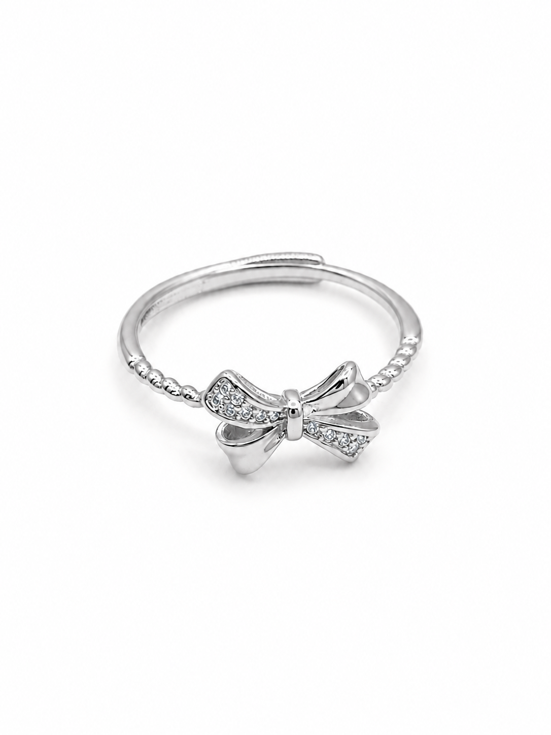 Bow Silver Ring