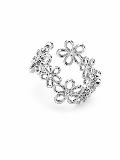 Daisy Silver Ring