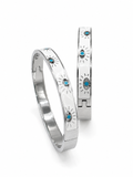 Evil Eye Bangle Silver