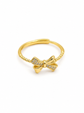 Gold Bow Ring