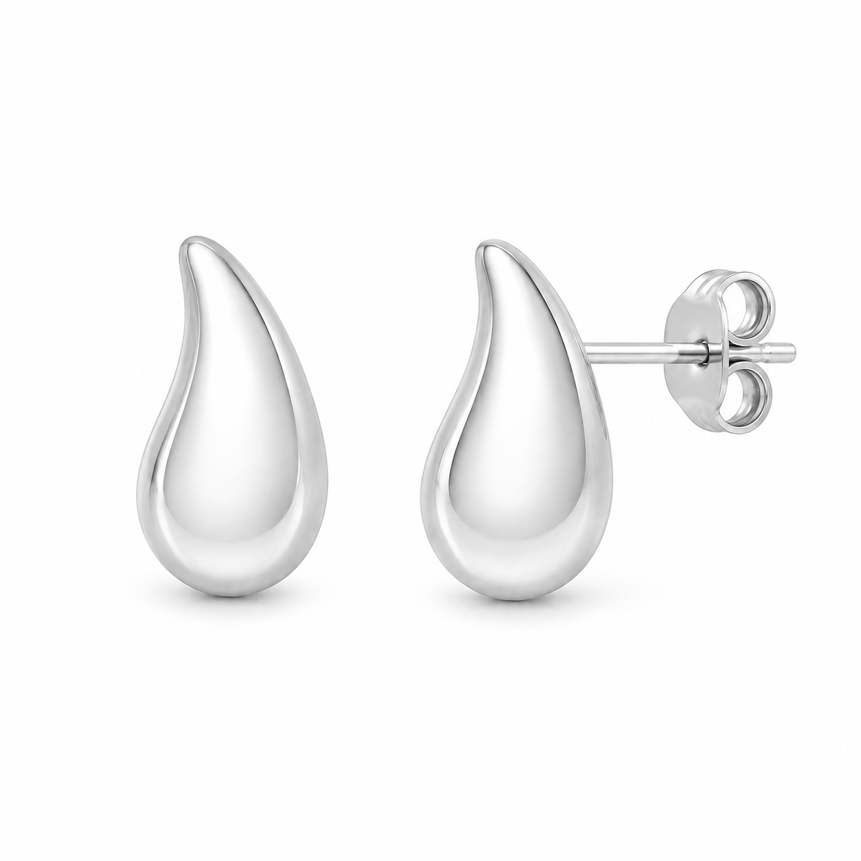 Tear Drop Earring Silver