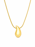 Tear Drop Necklace Gold